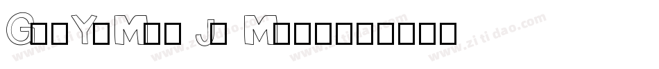 GenYoMin JP Medi字体转换